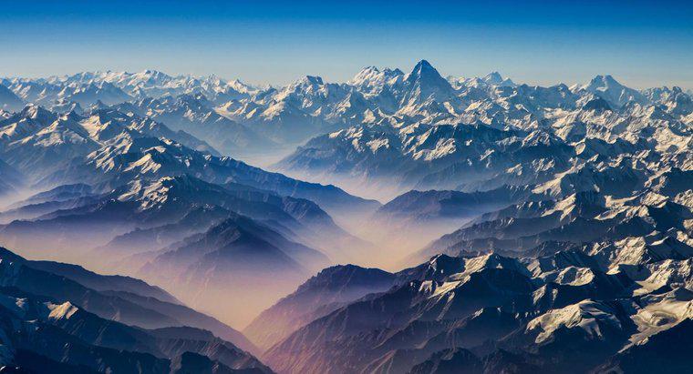Quale grande catena montuosa si trova a nord dell'India?