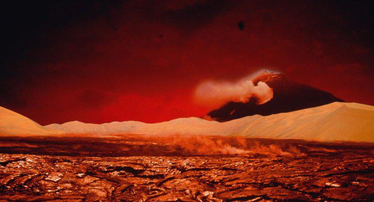 Qual è l'atmosfera di composizione di Marte?
