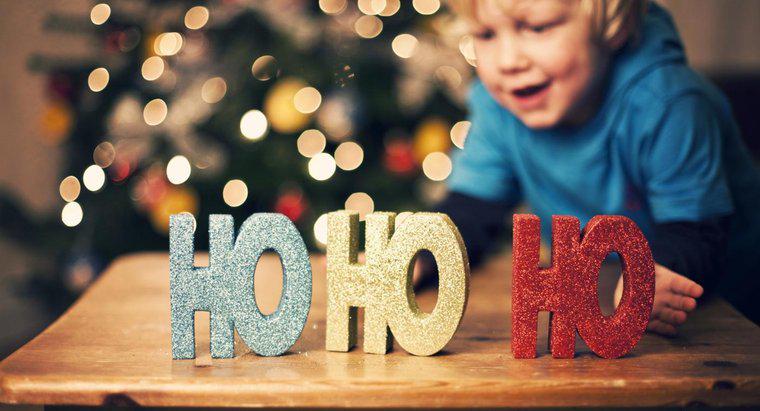 Perché Santa Say "ho Ho Ho"?