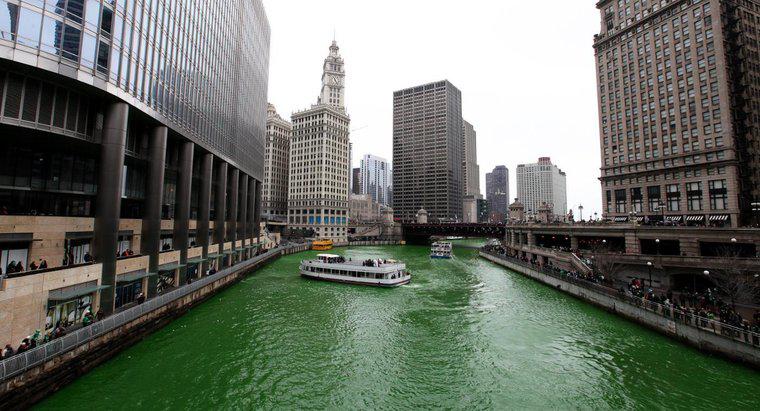 Quanto tinge per trasformare il fiume Chicago Green?