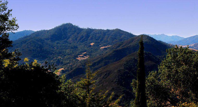 Quale catena montuosa corre lungo la costa californiana?