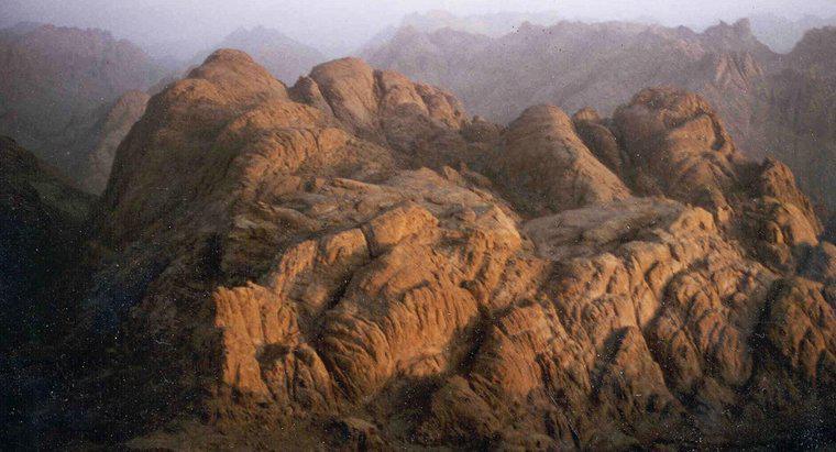 Quali sono le principali catene montuose in Egitto?
