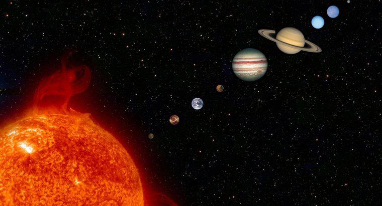 I pianeti viaggiano intorno al sole in un percorso chiamato un'orbita?