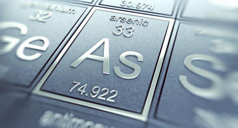 Qual è la configurazione elettronica dell'arsenico?