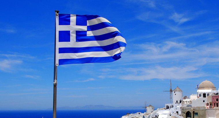 Cosa significano i colori sulla bandiera greca?