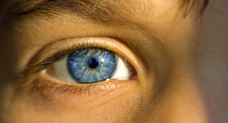 Che cosa indica la visione ondulata nell'angolo dell'occhio?