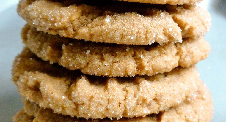 Ricetta del biscotto per soddisfare: Ricetta morbida e gommosa del biscotto di burro di arachidi
