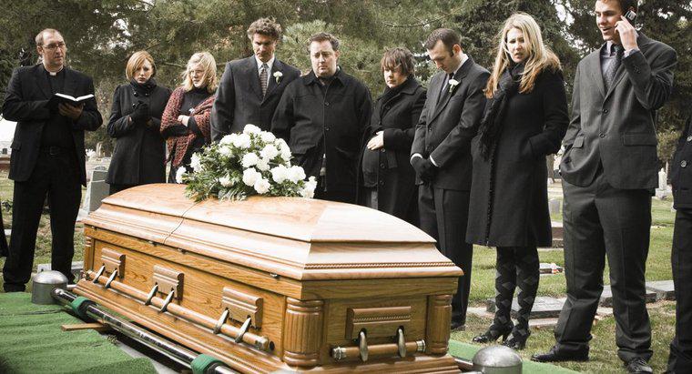Quali sono alcuni esempi di note di ringraziamento dopo un funerale?