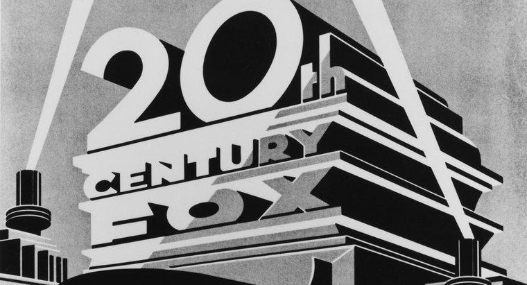 Quale carattere è stato utilizzato nel logo 20th Century Fox?