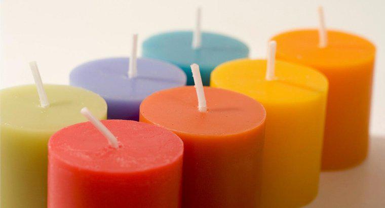 Il colore influisce sul tasso di combustione delle candele?
