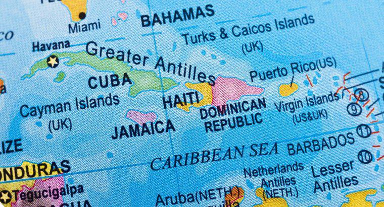Quanti paesi ci sono nei Caraibi?