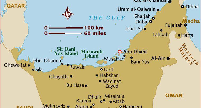 Qual è la distanza tra Abu Dhabi e Dubai?