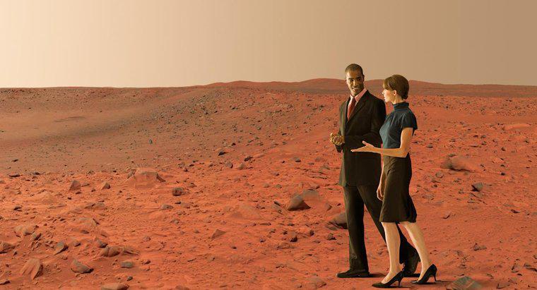 Come sarebbe un essere umano fare su Marte?