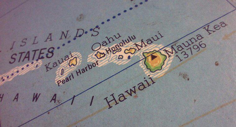 Dove si trovano le Hawaii su una mappa?