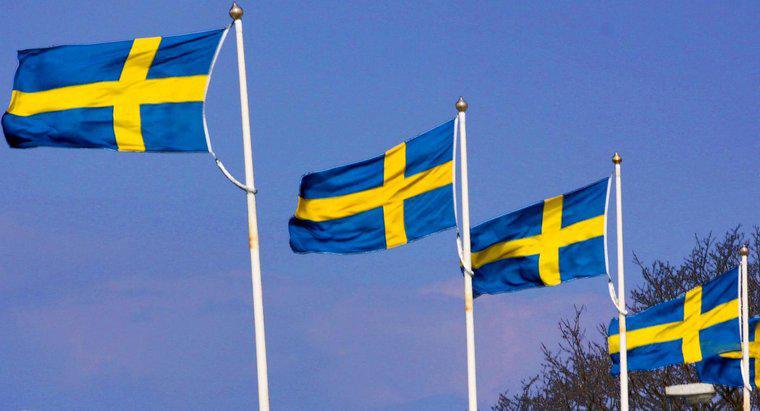 Cosa rappresentano i colori della bandiera svedese?