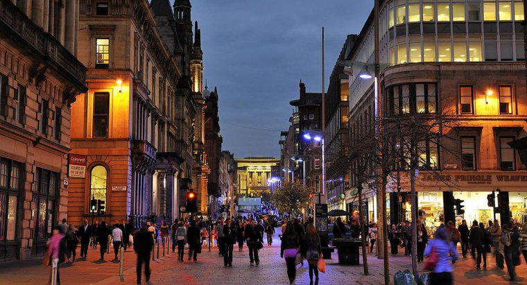 Dov'è il quartiere a luci rosse di Glasgow?