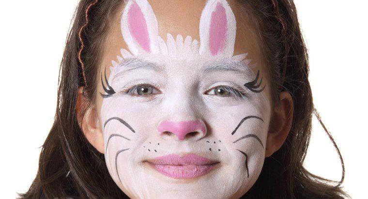 Come puoi dipingere il tuo viso per sembrare un coniglietto?