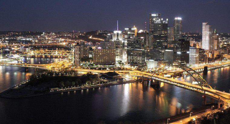 Quali tre fiumi si incontrano a Pittsburgh?