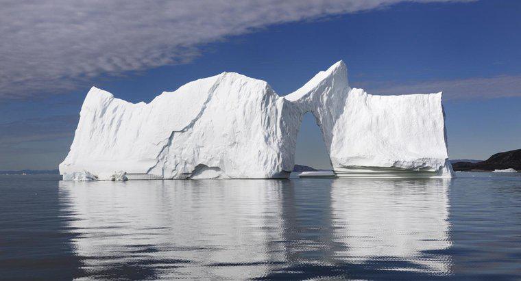 Quali sono alcuni fatti interessanti sugli iceberg?