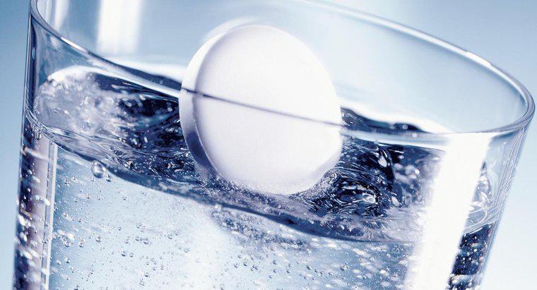 L'aspirina è solubile in acqua?