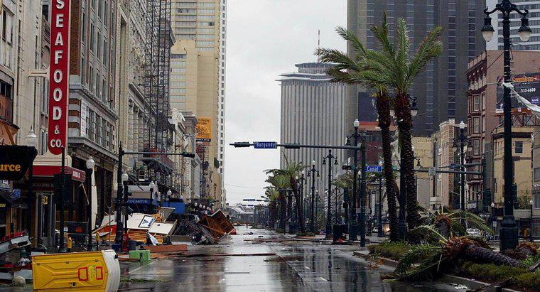 Il quartiere francese di New Orleans era l'area colpita più duramente dall'uragano Katrina?