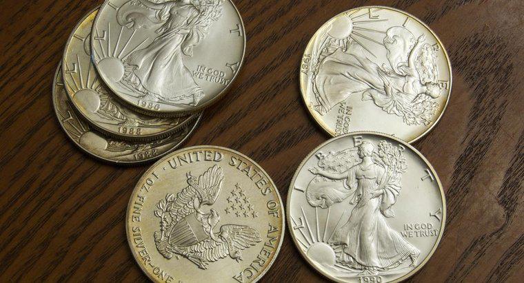 Quando la menta degli Stati Uniti ha smesso di produrre monete d'argento puro?
