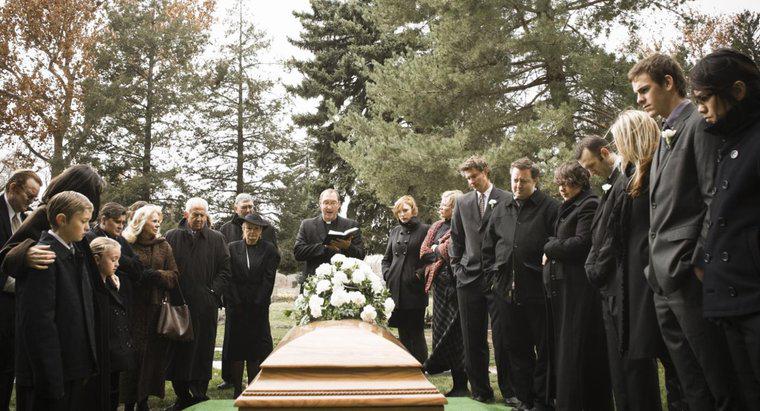 Come dovresti esprimere un riconoscimento funebre?