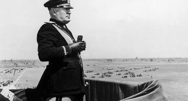 Quali erano gli obiettivi di Benito Mussolini per l'Italia?