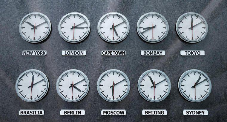 Quante fasce orarie ci sono nel mondo?