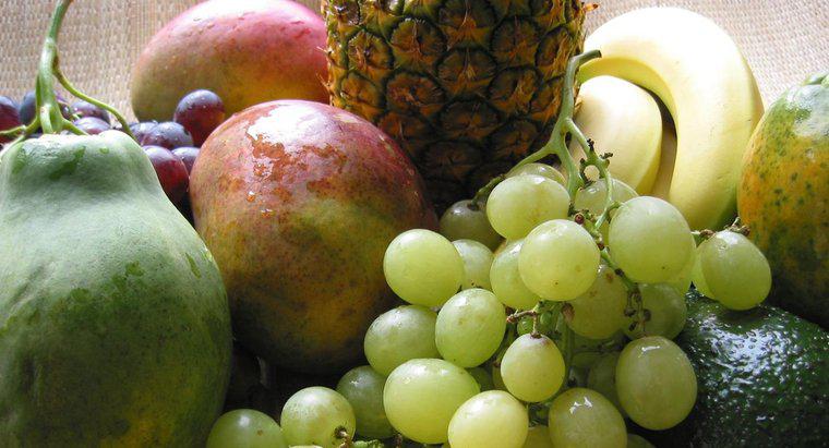 Quali sono i sei gruppi di frutta?