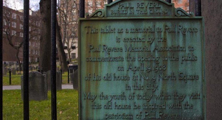 Quali sono state le realizzazioni di Paul Revere?