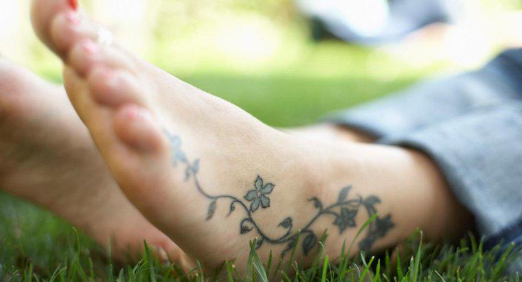 Quanto tempo durano i tatuaggi del piede?