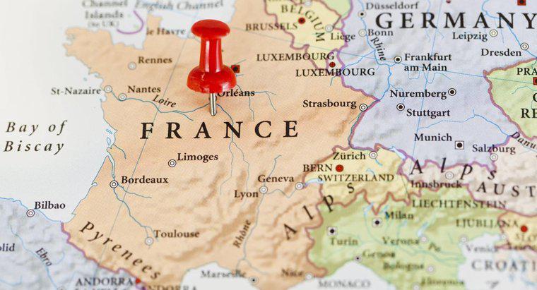 Qual è la posizione relativa della Francia?