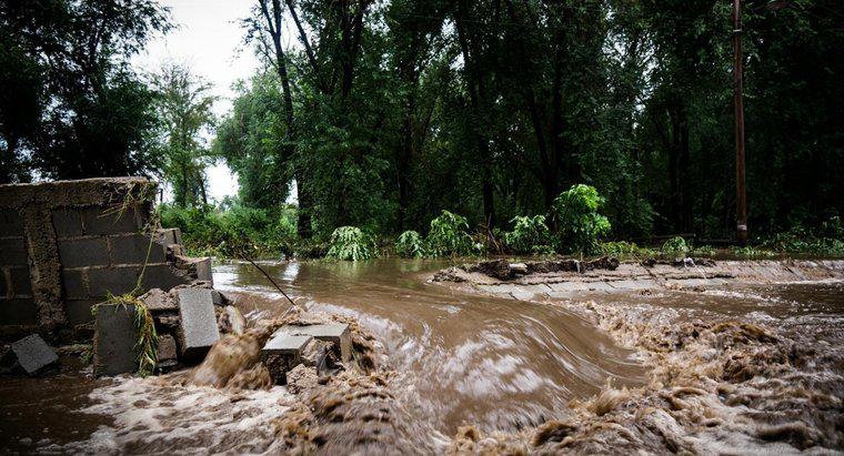 Quali aree negli Stati Uniti sono ad alto rischio di inondazioni?