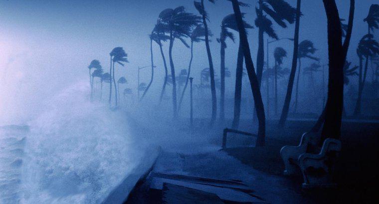 Qual è la velocità minima dei venti dell'uragano?