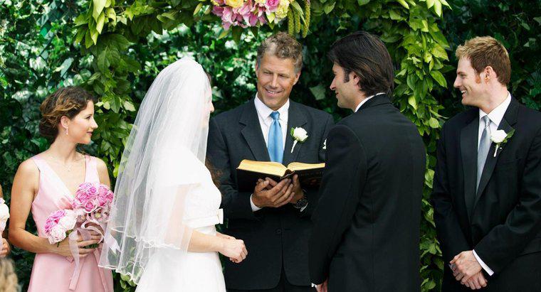 Cosa dice un ministro a un matrimonio?