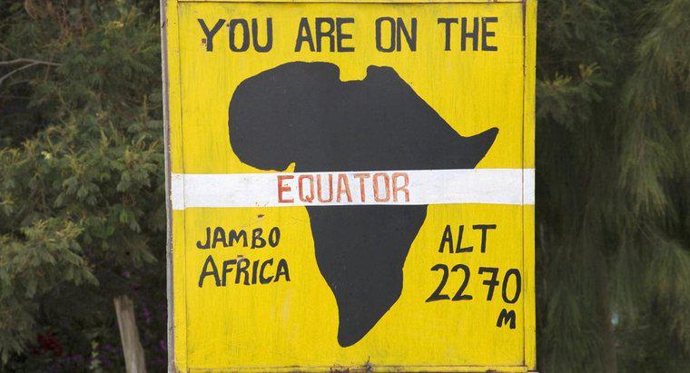 Quali paesi africani attraversa l'equatore?