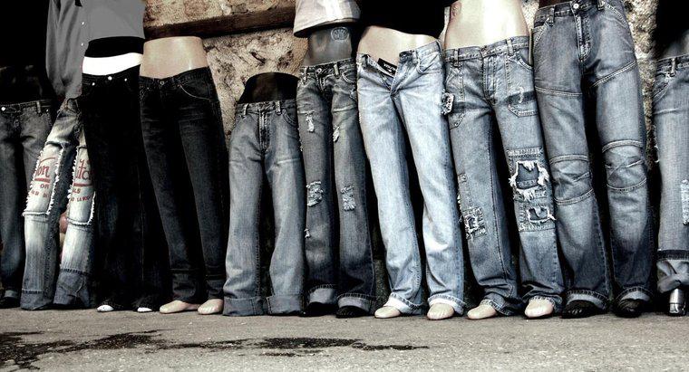Come si imposta il colore nei jeans?