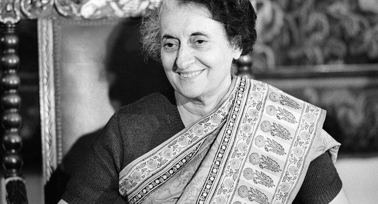 Per cosa è famosa Indira Gandhi?