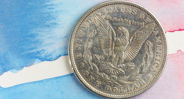 Dove è il segno di zecca su un dollaro d'argento Morgan?