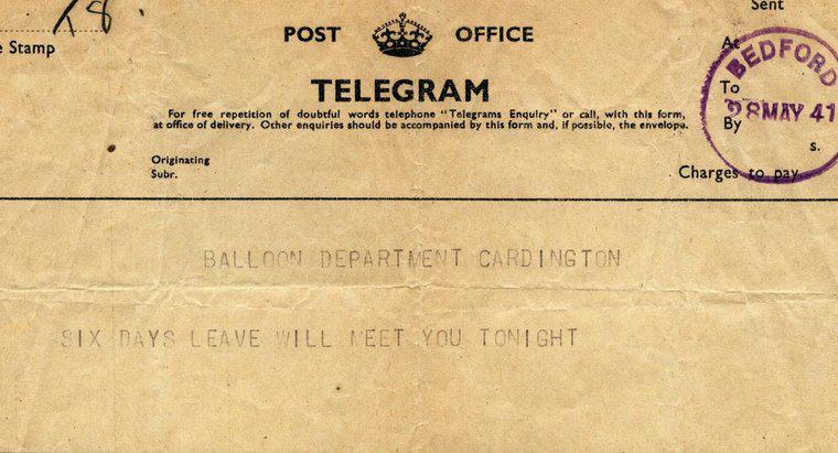 Come funziona un telegramma?