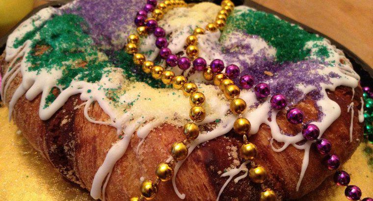 Cos'è una torta al Re Mardi Gras?