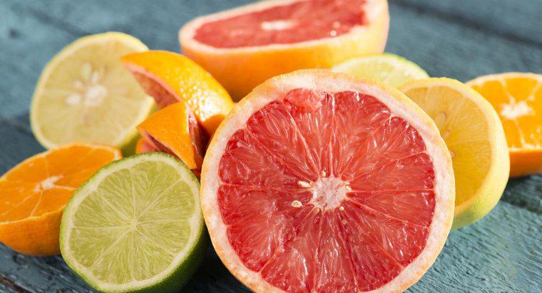 Quali frutti sono ricchi di acido?