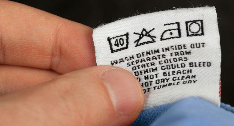 Cosa significano i simboli della lavanderia?