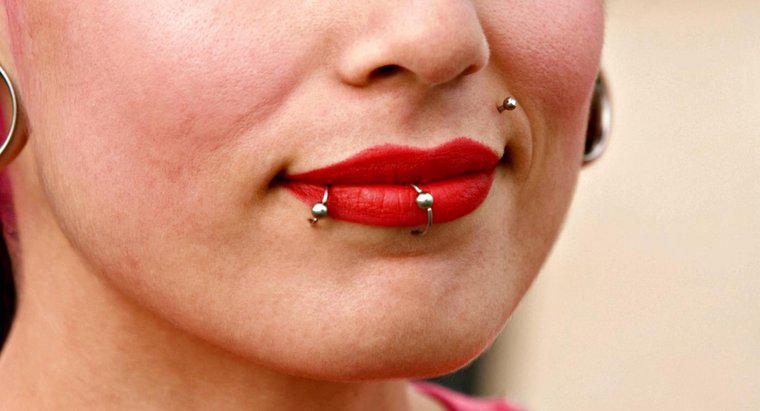 Quali sono i diversi tipi di piercing labbra?