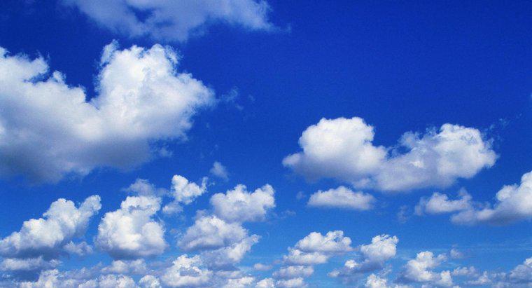 Qual è il nome di nuvole che assomigliano a palle di cotone?