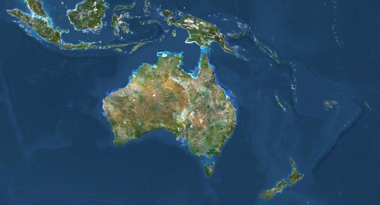 Dove si trova la Nuova Zelanda rispetto all'Australia su una mappa?