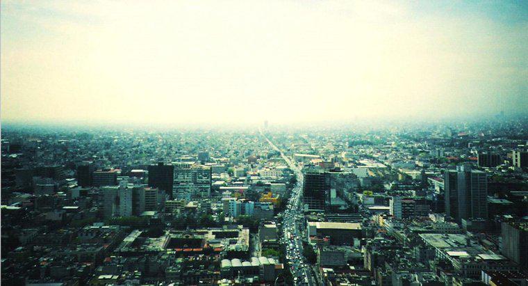 Qual è la posizione relativa di Città del Messico?