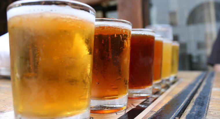 Qual è il contenuto medio di alcol della birra per volume?