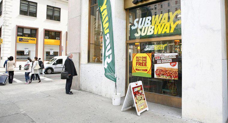 Quali opzioni sono disponibili per gli speciali Subway Sandwich?